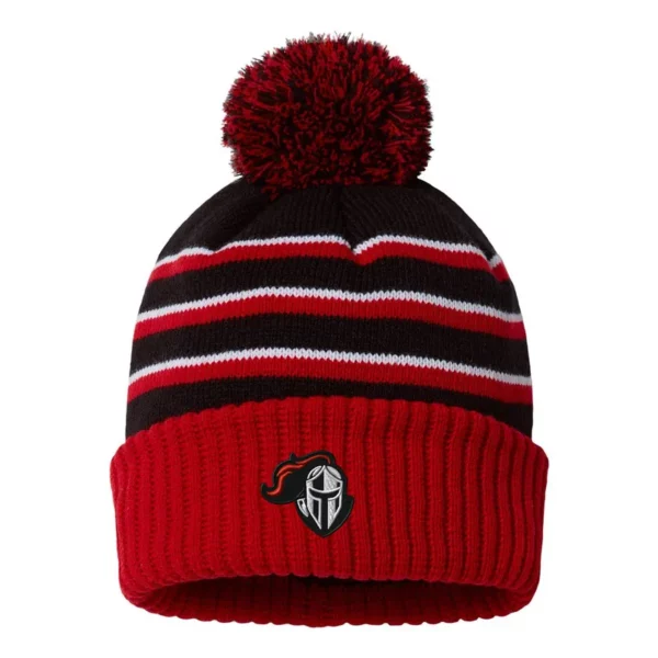 Warriors Striped Beanie