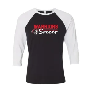 Lady Warriors Soccer Baseball Tee