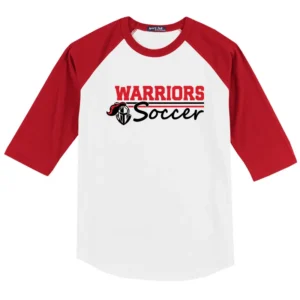 Lady Warriors Soccer Baseball Tee