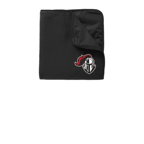 Warriors Fleece & Poly Travel Blanket