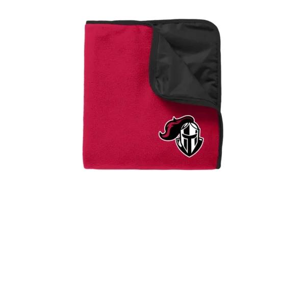 Warriors Fleece & Poly Travel Blanket