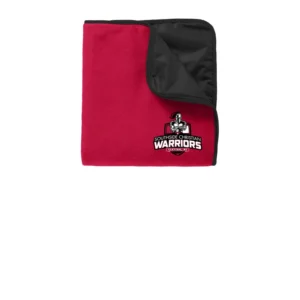 Southside Christian Warriors Fleece & Poly Travel Blanket