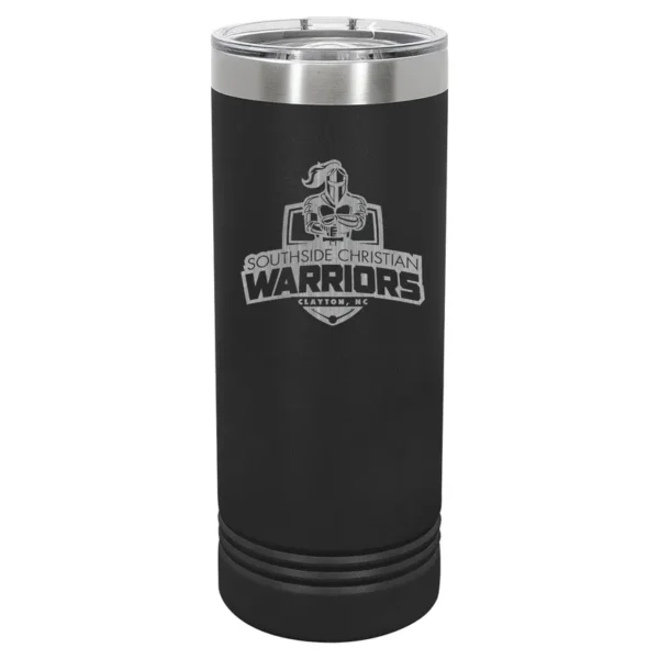 SCS Warriors Skinny Tumbler