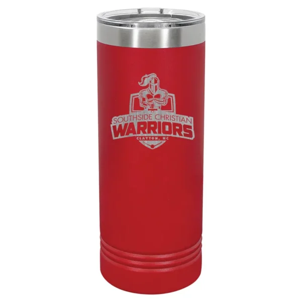 Southside Christian Warriors Skinny Tumbler