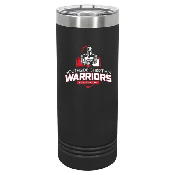 Southside Christian Warriors Skinny Tumbler