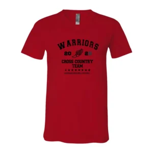 Warriors Cross Country Premium Soft V-Neck