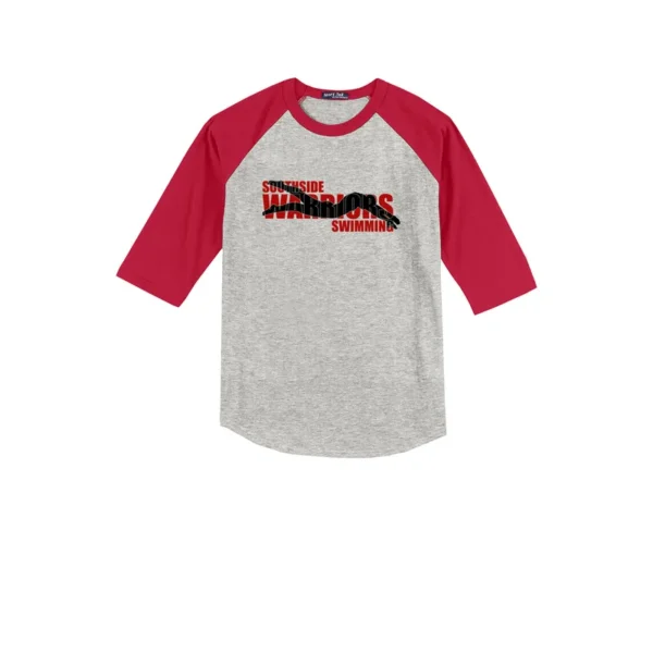Warriors Swimming Baseball Tee