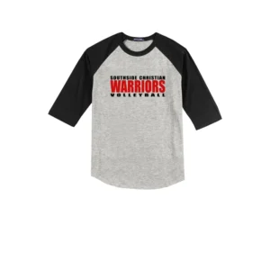 Warriors Volleyball Baseball Tee