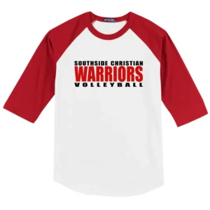 Warriors Volleyball Baseball Tee
