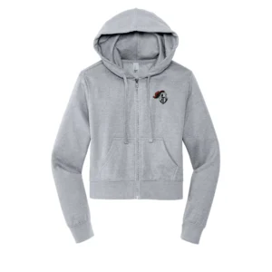 Warrior Embroidered Ladies Full Zip Hoodie