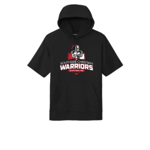SCS Warriors Adult Short Sleeve Hoodie