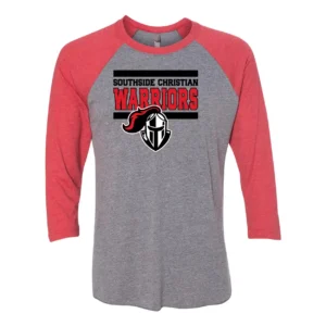 Southside Christian Warriors Adult Baseball Tee