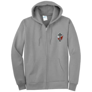 SCS Christian Embroidered Tall Full Zip Hoodie