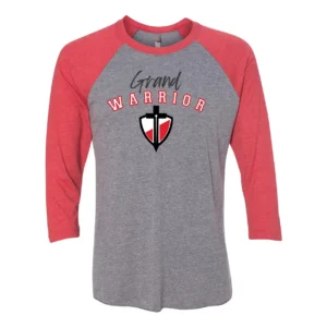 Grand Warrior Adult Baseball Tee