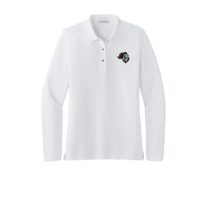 Warrior Embroidered Ladies Long Sleeve Polo
