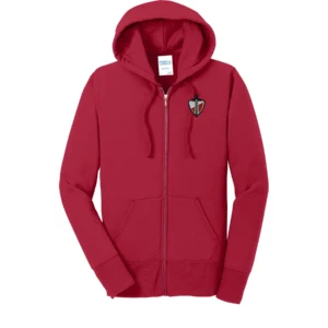 SCS Christian Embroidered Ladies Full Zip Hoodie