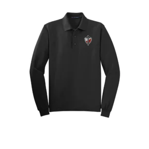 SCS Christian Embroidered Tall Long Sleeve Polo