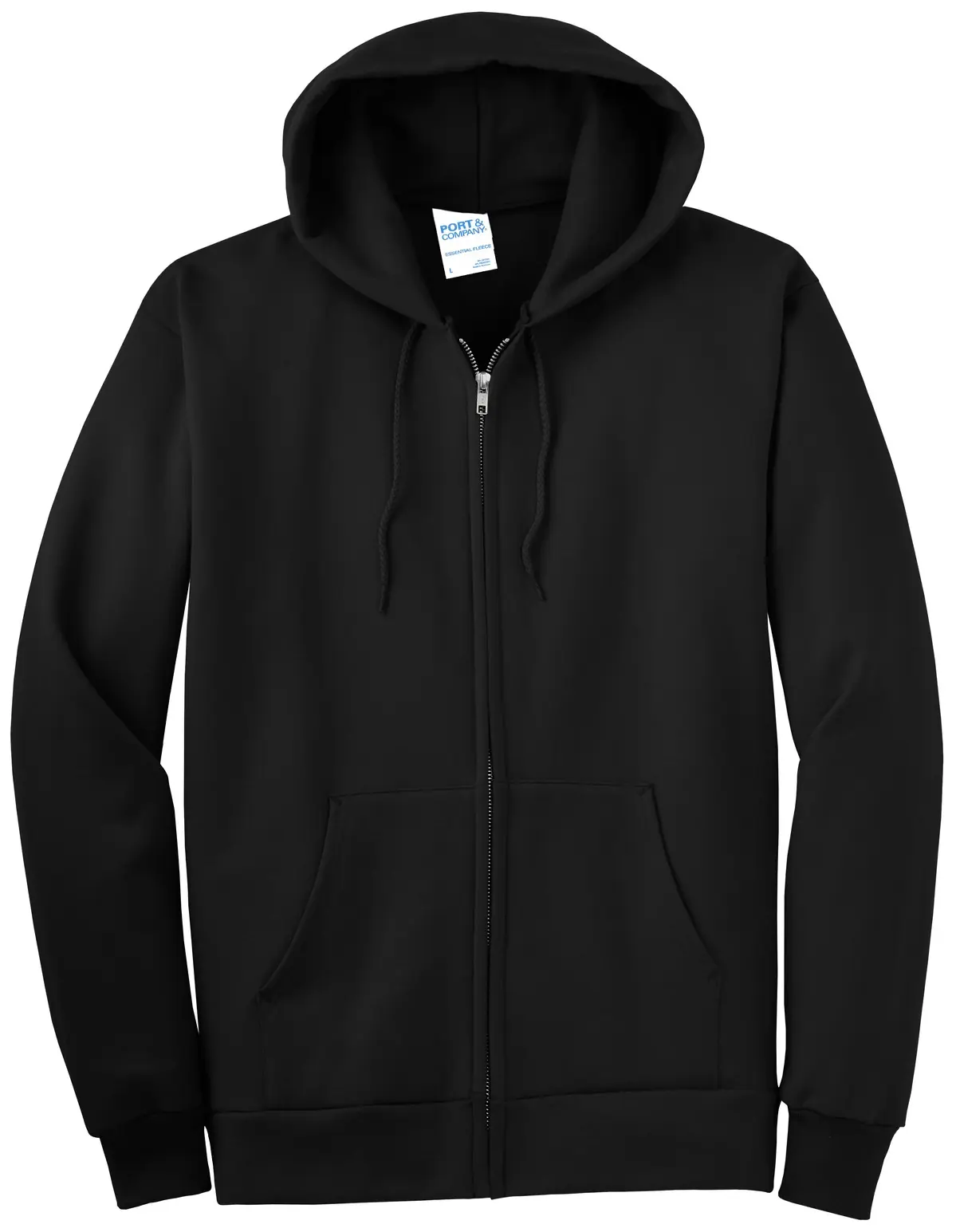 Blank Tall Full Zip Hoodie