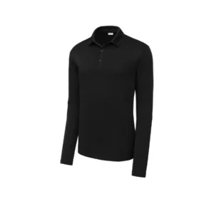 Blank Adult Long Sleeve Polo