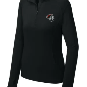 Warrior Embroidered Ladies Quarter Zip