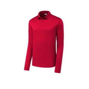 Blank Adult Long Sleeve Polo
